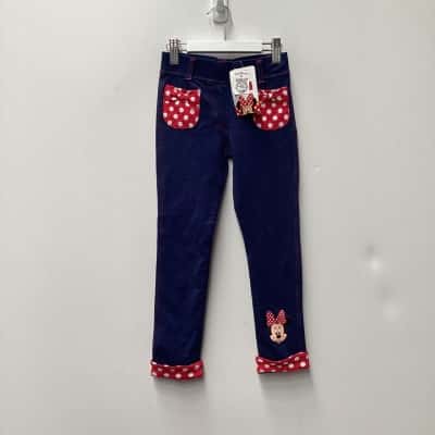 Disney minnie mouse Kids Size 6 Pants Navy Blue 