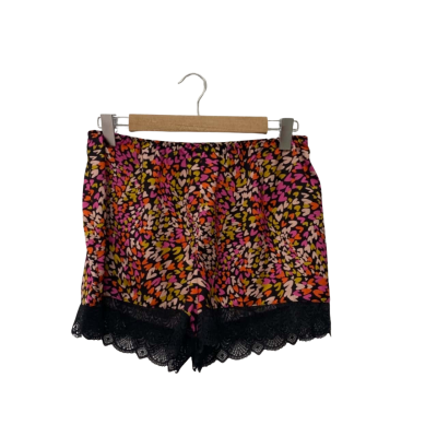 Ted Baker Womens  Size 10 Pyjamas Shorts Black  / Multicoloured 