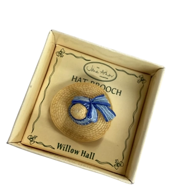 Vintage Jane Ashaw ‘Willow Hall’ Hat Brooch in Original Box