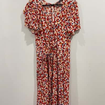 Mister Zimi Womens  Size 14 Floral Dress Multicoloured 