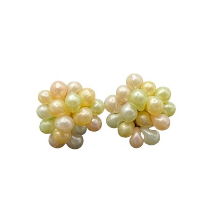  Womens Earrings Multicoloured / Pearl 