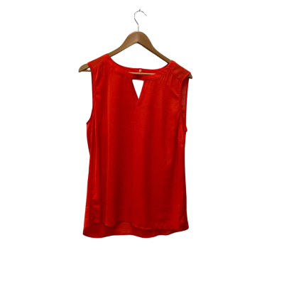 Jacqui-E Womens  Size 14 Sleeveless Top Red 