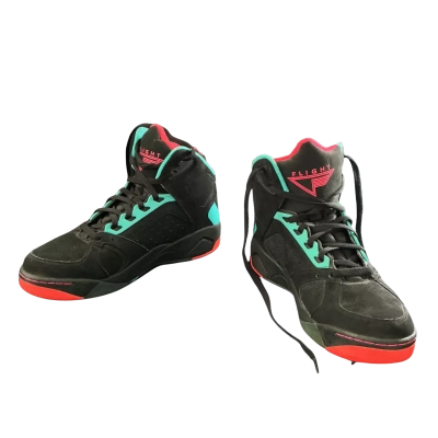 Nike Mens  Size US 12 Sneakers Black  / Purple / Turquoise 