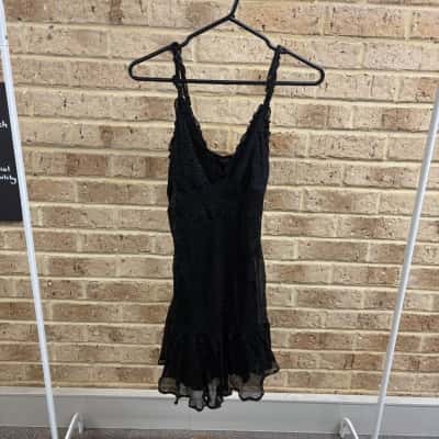 Ghanda Womens polka dot dress Size S 