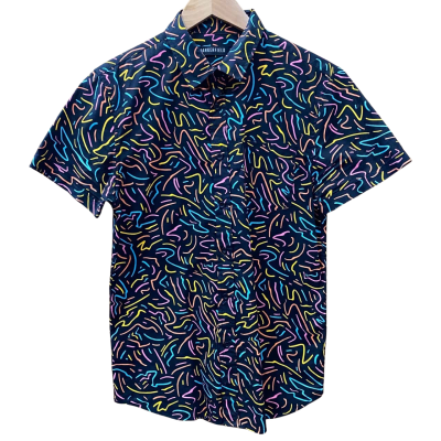 Dangerfield Colourful Patterned Shirt Size S 
