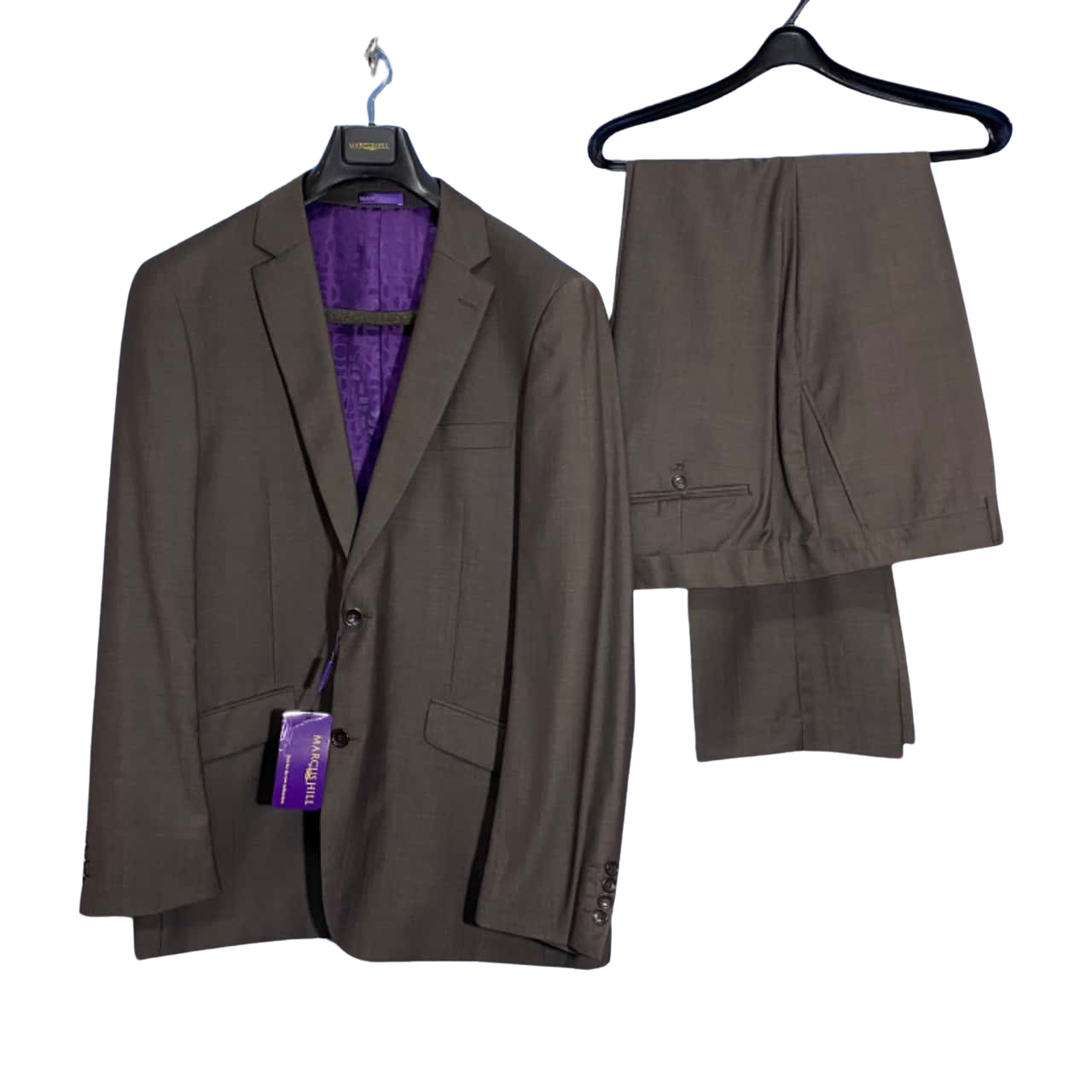 Pure Wool 2 Pieces Suits Dark Grey Size 46 pure-wool-2-pieces-suits-dark-grey-size-46