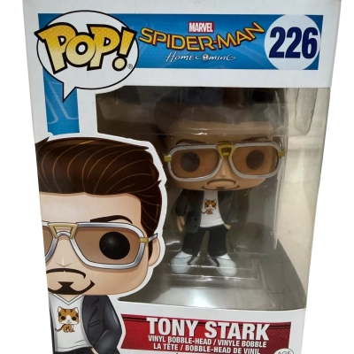Funko Pop! Marvel Spider-Man: Tony Stark Figurine #226