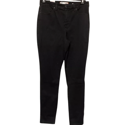 Jeanswest Womens  Size 14 High Waisted Pants / Skinny Leg Pants Black  