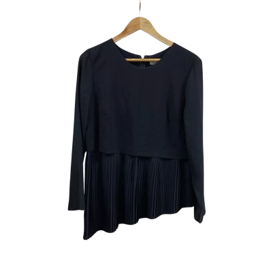 Veronika Maine Womens  Size 12 Asymmetrical Blouse 