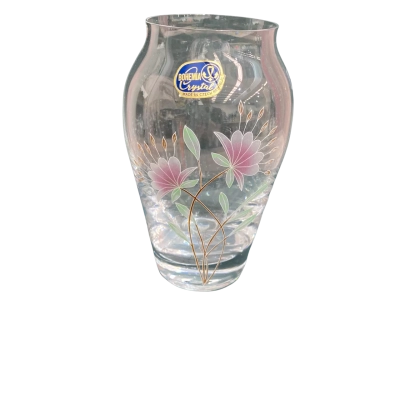 Bohemia Crystal Bud Vase made in the Czech Republic 