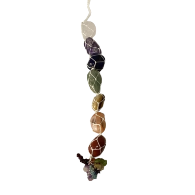 7 Chakra Healing Crystals Feng Shui Ornament
