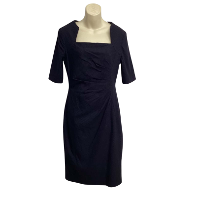 Anthea Crawford Womens  Size 12 Navy Blue Dress 