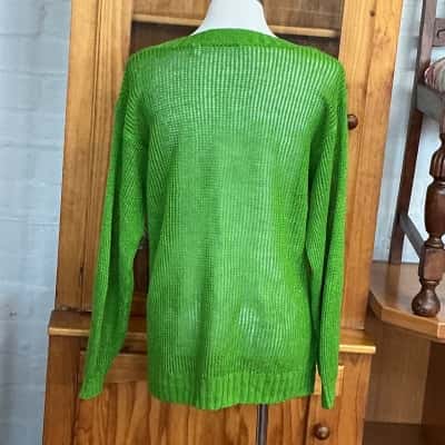 Country Road Womens  Size S Longline Cardigan Green 
