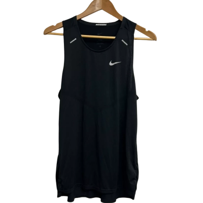 Nike Mens Size M Black Sports Singlet