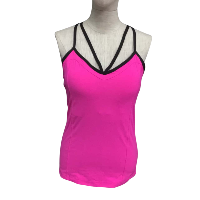 Lorna Jane Fitness Top  Size L Pink  