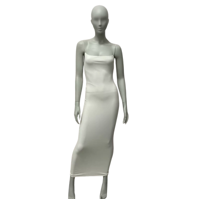 Glassons Womens  Size XS Cocktail Dress / Formal Dress / Midi Dress / Shoestring Strap Dress White 