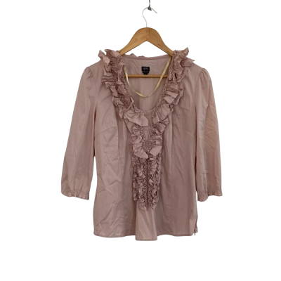 Espirit Womens  Size 10 3/4 Sleeve Top Pink  