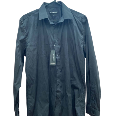 Connor  Mens  Size M Dess Shirt in Black  