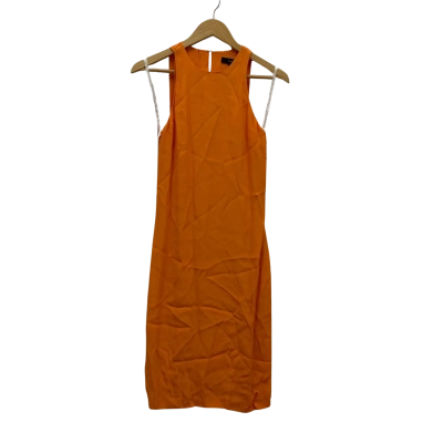 Saba Women's Size 8 Sleeveless Dress With Style Back Orange 
