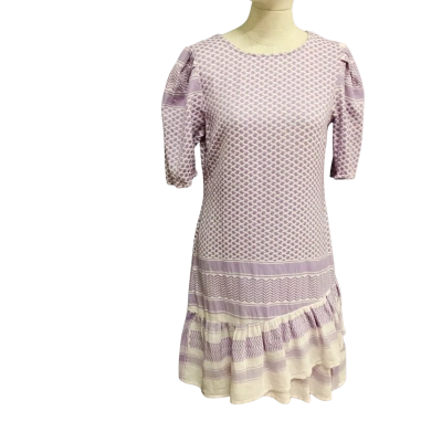 Cecilie Copenhagen  Size M Short Sleeve Dress  Purple 