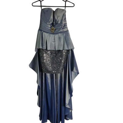  Cocktail Dress Blue Pewter