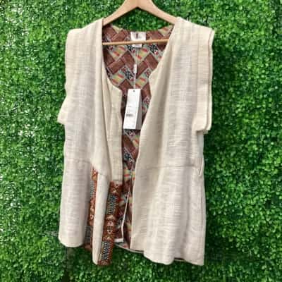 Camilla Womens  Size 10 Beige / Multicoloured vest