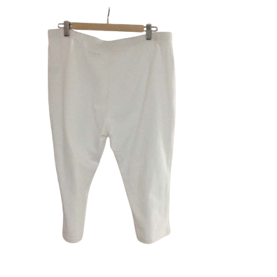 Taking Shape Womens  Size M Casual Pants White 