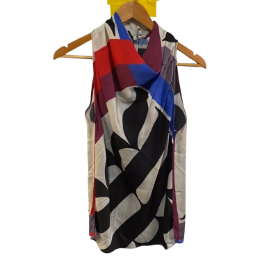 Reiss Womens  Size 4 Singlet Top Multicoloured 