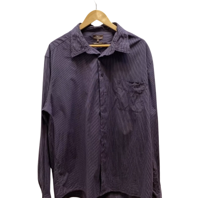 Rodd & Gunn Mens  Size XXL Purple Striped Shirt