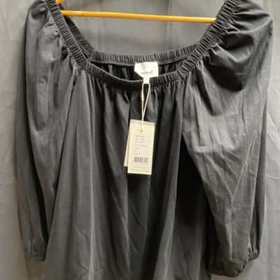 Seed Heritage Womens  Size S Black Top