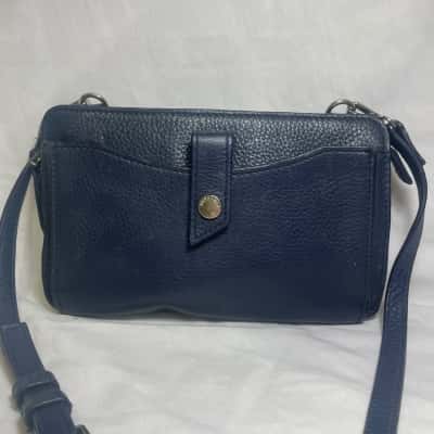 Witchery Cross Body Bag Navy Blue 