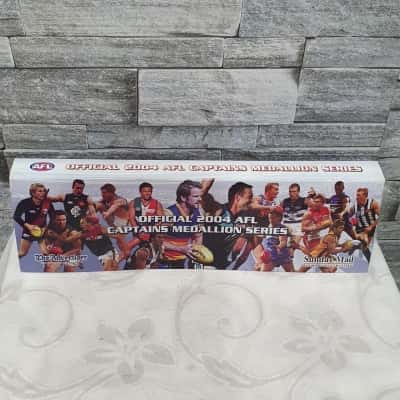 Sunday Mail Official 2004 AFL Captains Medallions Series 