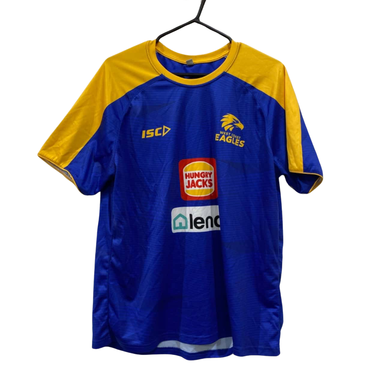 West Coast Eagles TShirt Unisex Size XL Blue / Multicoloured