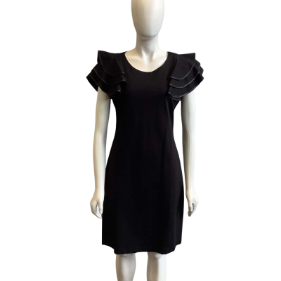 BNWT Sirocco Women's Size M Midi Dress Black  