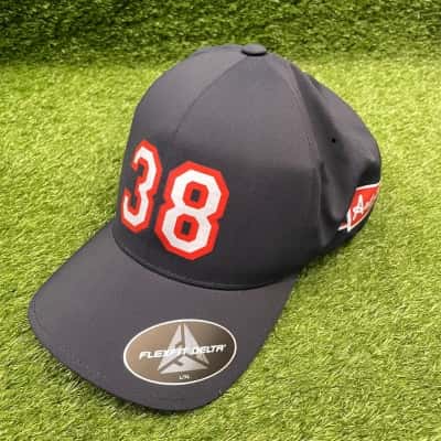 Flexfit Delta Navy Blue "38" Baseball Cap  Size L / XL