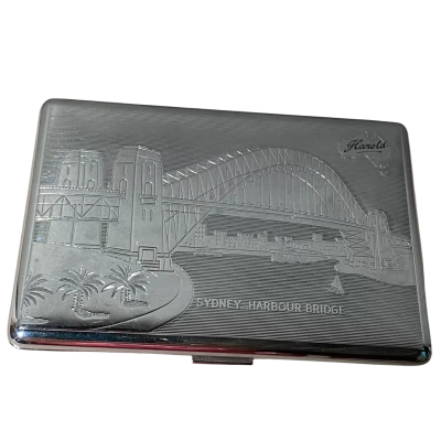 Harold Sydney Harbour Bridge Cigarette Case