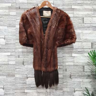 The Myer Emporium Womens  Size One Size  Fur Stole Brown 