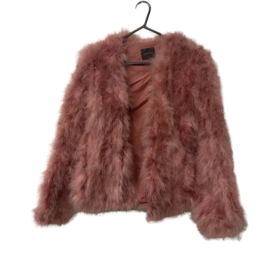 Womens Size M Portmans Blush Fur Jacket  