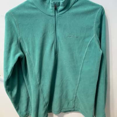 Kathmandu Womens  Size 8 Quarter Zip Jumper Green 