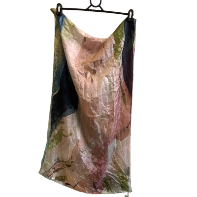 Women's Silk Scarf Multicoloured Pattern 