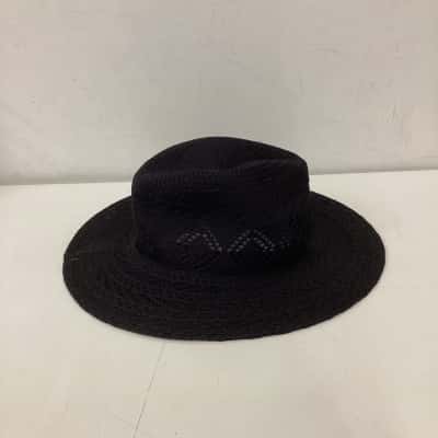 NEW - Seed Heritage Fedora Hat Black Size One Size  