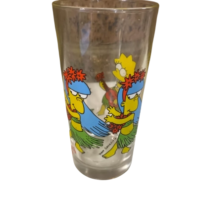 Vintage 1998 Promotional Glass Featuring Lisa Simpson 