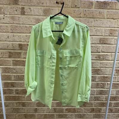 Katies Womens pocket linen shirt Size 14 