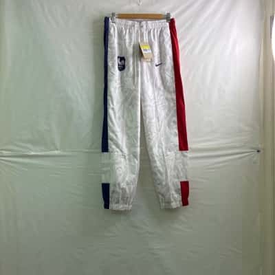 Nike Womens Size S Track Pants Blue / Red / White BNWT