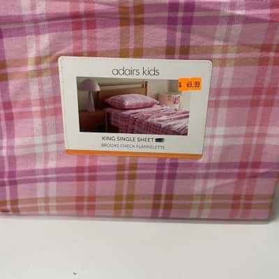 Adairs Kids Flannelette Sheet Set King Single
