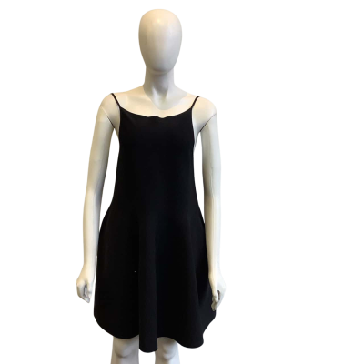 BNWT COS Women's Size EU L Sleeveless Mini Dress Black  
