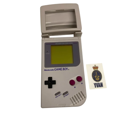 Nintendo Game Boy (DMG-01) & Vintage LMP Gamster Light Magnifier Attachment 