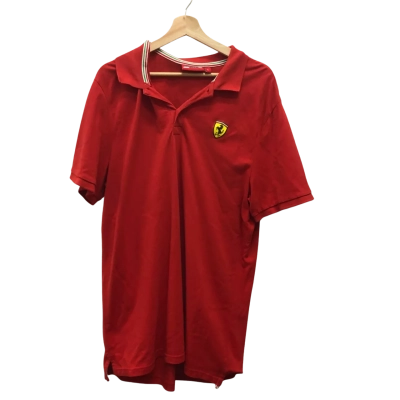 Scuderia Ferrari Mens  Size XL Short Sleeve T-shirt Red 
