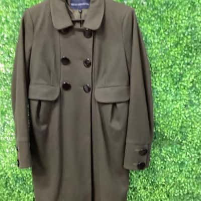 French Connection Womens  Size 8 Winter Coat Khaki 