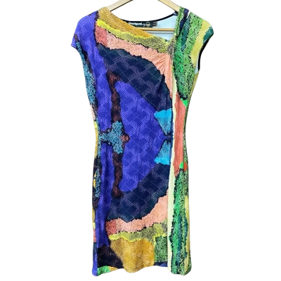Desigual Womens Size S Multicoloured Dress
